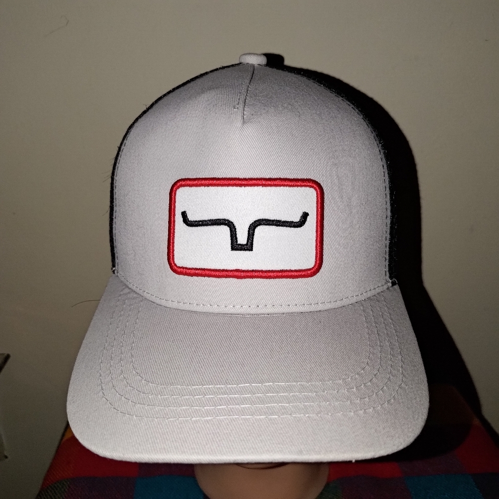 Kimes Ranch Embroidered Logo Trucker Mesh Snapback Cap Hat